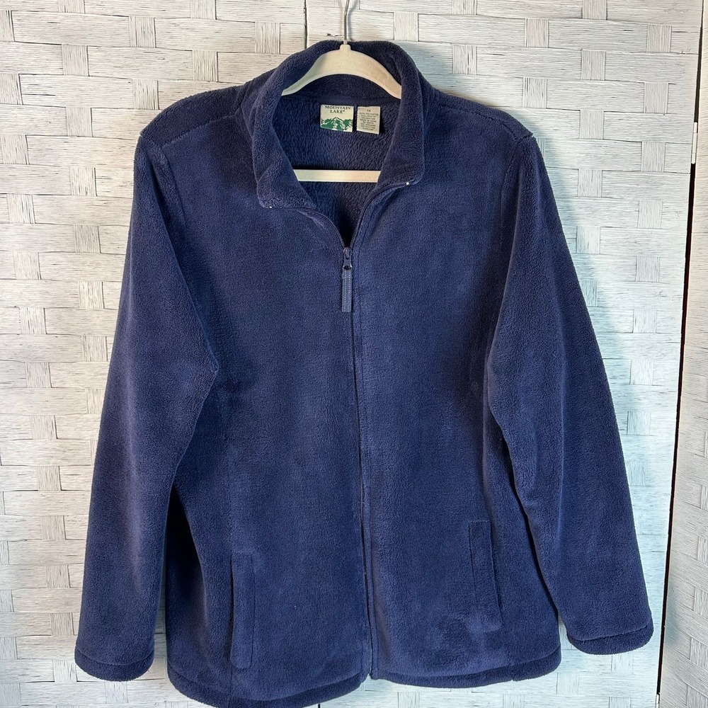 Mountain Lake‎ Womens Jacket fleece zip up gorpcore outdoors cozycore  plus size